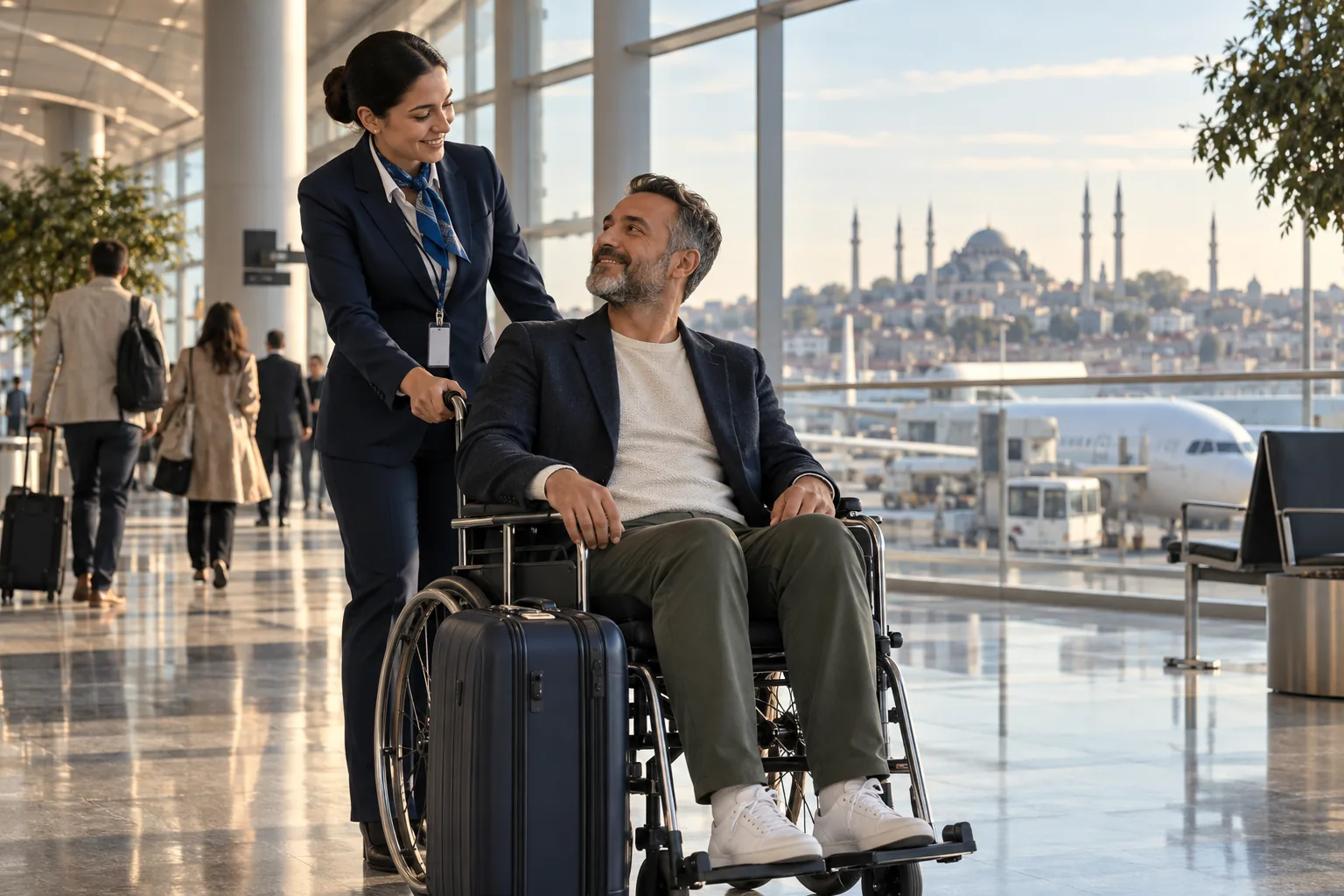 Photo illustrating Airport Assistance in Istanbul